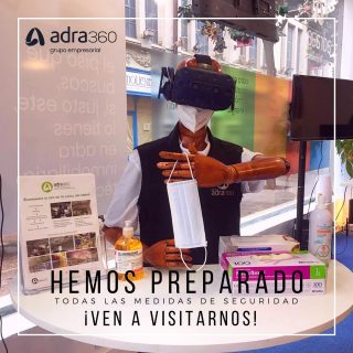 En adra360 lo primero es tu seguridad. Por eso hemos implementado todas las medidas para que puedas visitarnos con toda tranquilidad. Te atendemos en nuestra oficina inmobiliaria de Hermanos Moroy 16 a partir de este lunes 25 de mayo. Ó en nuestra oficina técnica: Bretón de los Herreros 13🛠