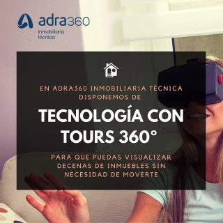 En adra360 inmobiliaria técnica pensamos en tu bienestar. Por eso te ofrecemos la tecnología para que puedas visualizar decenas de inmuebles sin necesidad de moverte. 🖥 Conoce más en www.adra360.com